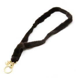 Chanel Wiesel-Fell-Halsband Bronze