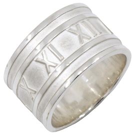 Tiffany & Co Tiffany Atlas Silver 925 Ring Silvery