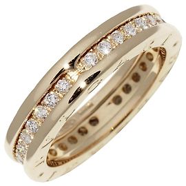 Bulgari Bague BVLGARI B.zero1 en or 750 avec diamants, taille 52 Doré
