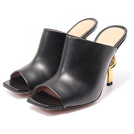Mule in pelle Knot di Bottega Veneta Nero
