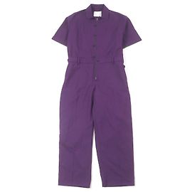 Sacai Suiting Jumpsuits Polyester Wool Jumpsuit Purple