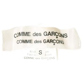 COMME des GARCONS COMME des GARCONS Jaqueta Poncho com Capuz de Renda Bege