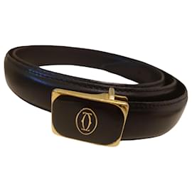 Cartier-Cinto vintage Cartier-Preto