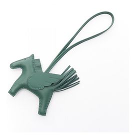 Hermès Hermes Rodeo Pegasus Calf Charm Green