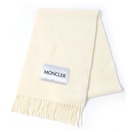 Cachecol de lã Moncler SCIARPA Bege Cru