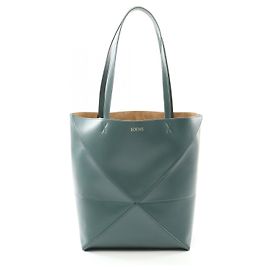 Borsa Tote in Pelle Loewe PUZZLE TOTE MEDIUM Verde