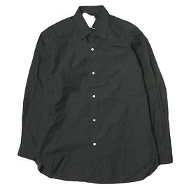 Autre Marque Camicia classica in chambray Blurhms in cotone Nero