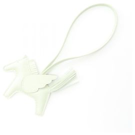 Charm de couro Annon Milo Pegasus Rodeo da Hermès Verde