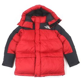 THE NORTH FACE Him Down Parka Nylon Polyester GORE-TEX Down Jacket Red