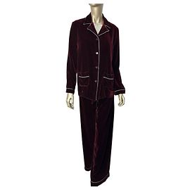 Completo in velluto bordeaux Valentino Taglia S Ebano