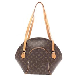 Louis Vuitton-Louis Vuitton Ellipse Shopping Shoulder Bag-Brown