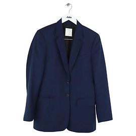Sandro Blaue Wolljacke Blau
