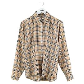 Burberry Camisa de algodón beige Beige