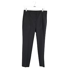 Prada Schwarze gerade Hose Schwarz