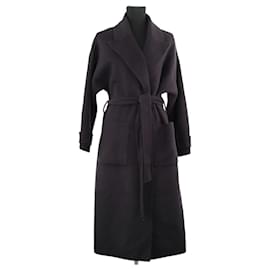 Bash Black wool coat Black