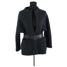 Bash Cappotto di lana grigio Grigio