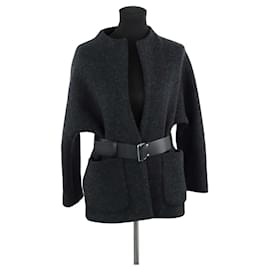 Bash Gray wool coat Grey