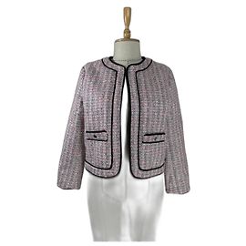 Maje Short Tweed Jacket Pink Pink