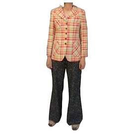 Autre Marque Veste en polyester orange taille 38 Orange