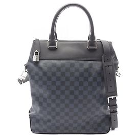 Sac à main Greenwich de Louis Vuitton Noir Bleu
