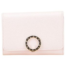 Bulgari Bulgari Bulgari Lederkartenetui Pink