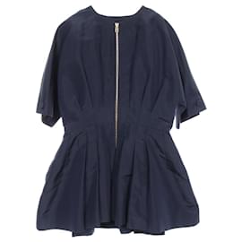Camicetta di seta Dior Blu Blu navy