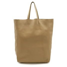 Céline Celine Horizontale Cabas Ledertasche Beige