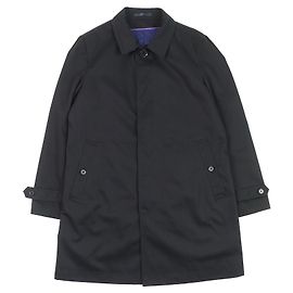 Paul Smith LONDON Trench Coat Polyester Trench Coat Blue Navy blue