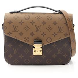 Louis Vuitton-Louis Vuitton Metis MM Pochette Handbag-Brown,Black