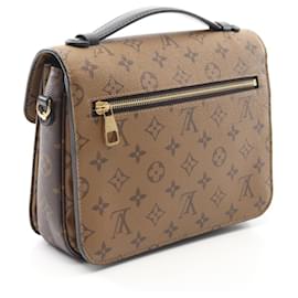 Louis Vuitton-Louis Vuitton Metis MM Pochette Handbag-Brown,Black