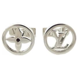Louis Vuitton Silver Cufflinks Silvery