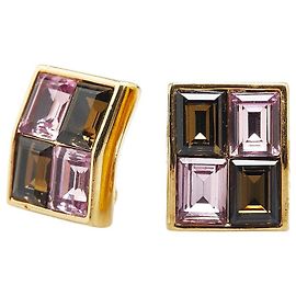 Orecchini Swarovski D'oro