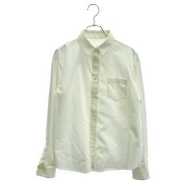Polyesterhemd Sacai 22-06001 Weiß