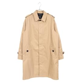 Coach Mac Leather Cotton Polyester Outerwear Beige
