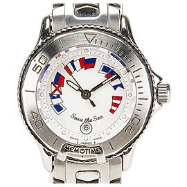 Corum Memotime Rettet das Meer Edelstahl Silber
