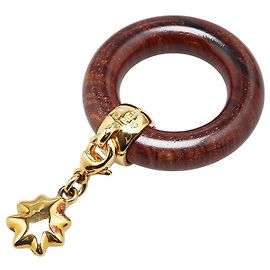 Hermès Etoile Voyage Holzschalring Braun