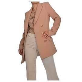 Elisabetta Franchi Jackets Pink Golden