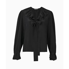 Top Yves Saint Laurent, modello Tricot Circa 1984. Nero
