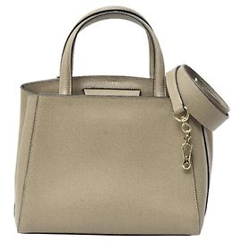 Bolso de mano/shoulder Triennale pequeño para mujer Valextra Gris