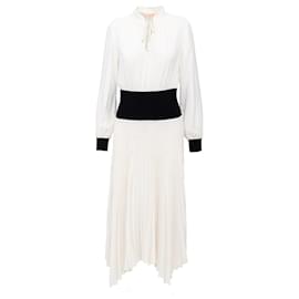 Robe Plissée Tory Burch Blanc