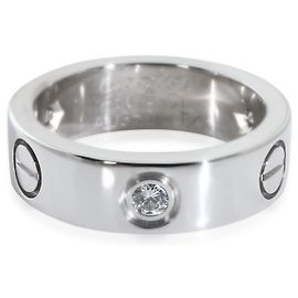 Anello Love in oro bianco e diamanti Cartier Altro