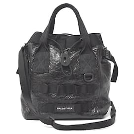 Balenciaga-Bolsa de Ombro Army Tote S Masculina Balenciaga-Preto