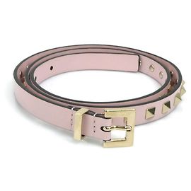 Cinto de couro rosa feminino Valentino Garavani Rosa