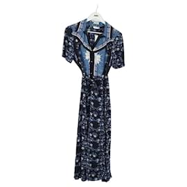 Sandro Blaue Kleid Blau