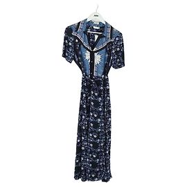 Sandro Vestido azul Azul
