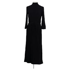 Apc Vestido de algodón negro Negro