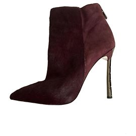 Sam Edelman Stunning burgundy high heeled ankle boots Dark red Purple