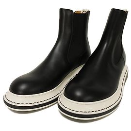 Loewe Chelsea Ankle Calf Leather Boots Black
