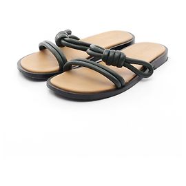 Sandales en cuir Flamenco Loewe Vert