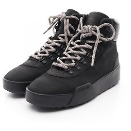 Bottes en cuir Moncler Spencer Sneaker Boot Noir